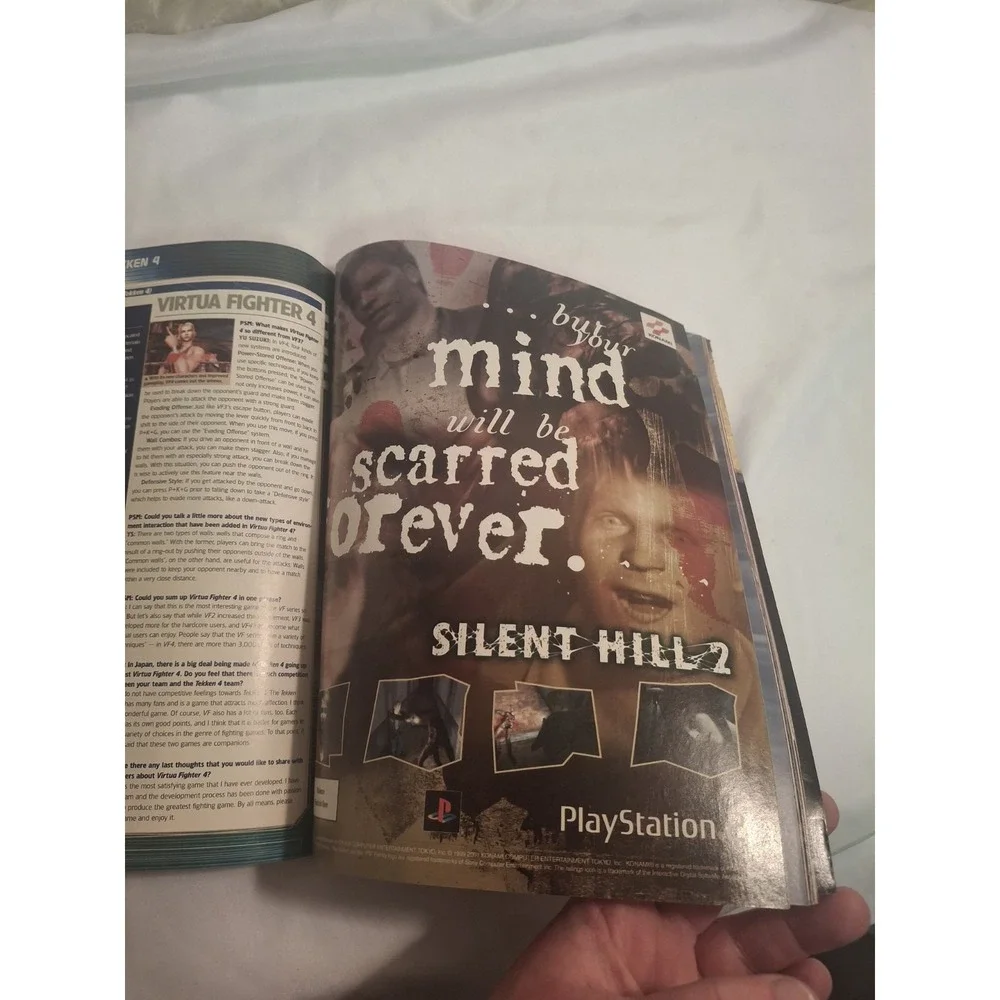 PlayStation Magazine PSM Nov 2001 Vol 5 Issue 51 Devil May Cry Silent Hill 2 Ad